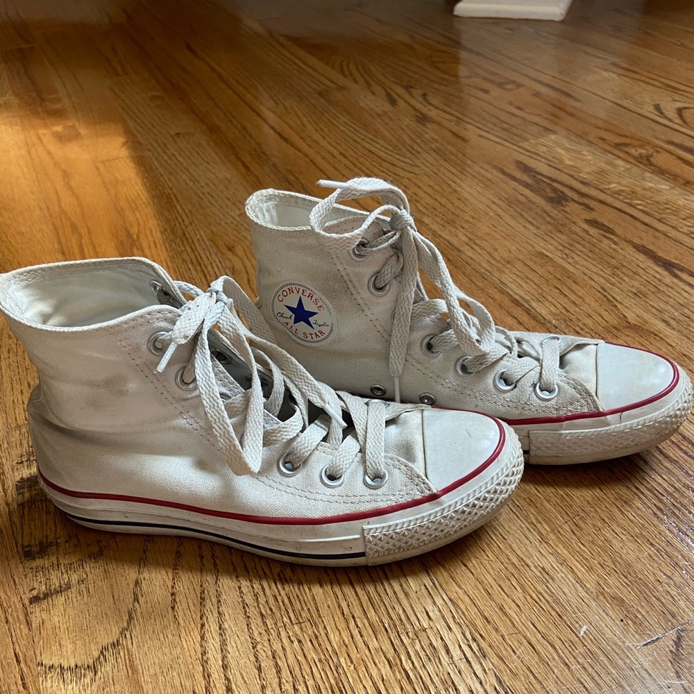 White High Top Converse